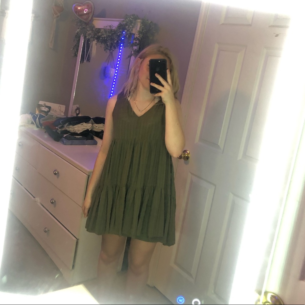 Green dress